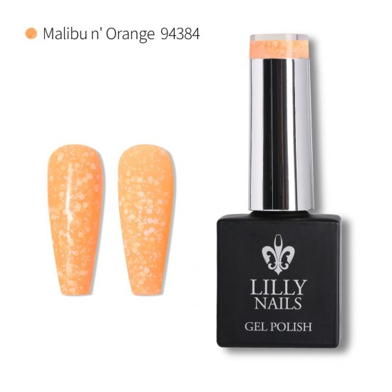 Ημιμόνιμο Gel Polish Malibu n' Orange